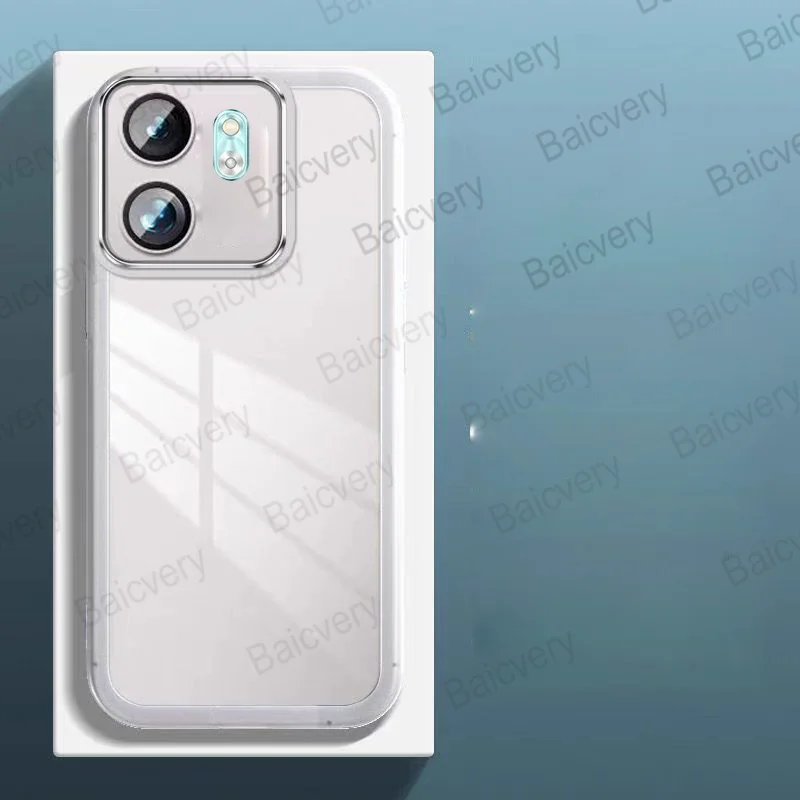 لهاتف انفينيكس سمارت 9 / انفينيكس هوت 50i جودة عالية موضة ملونة واضحة غطاء سيليكون غلاف حماية كامل