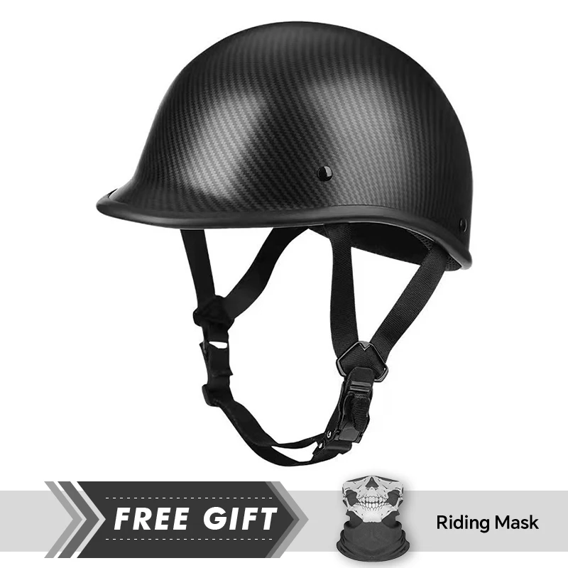 Half Helmet Protection Ventilation Safety Riding Motorcycle Helmets DOT Certification Cycling Helmet Low Profile Half Helmet