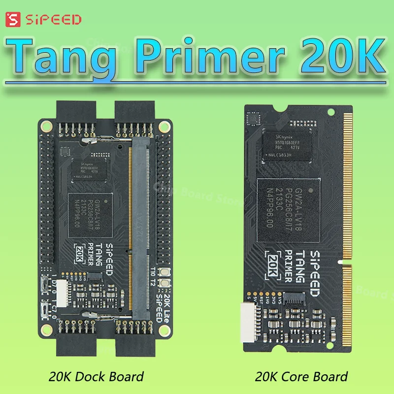 

Sipeed Tang Primer 20K GOWIN GW2A FPGA GoAI Core/Dock/Dock full Board Minimum System