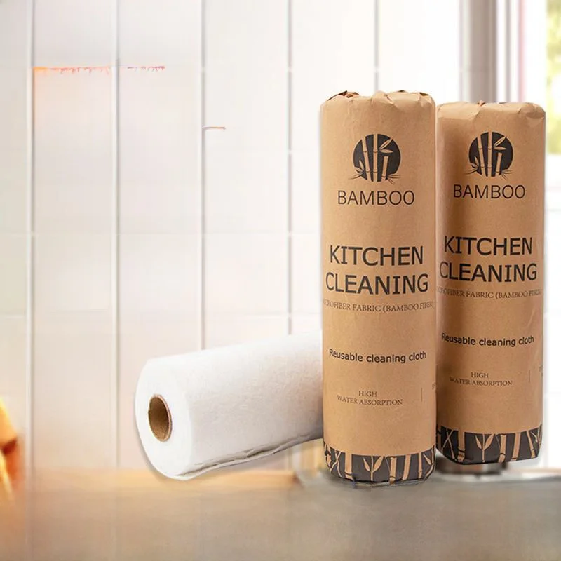 

Thiened Kitchen Use Disposable Lazy Person's Cloth Bamboo Fiber Highly Absorbent Weekly Towaway Wi Cloth
