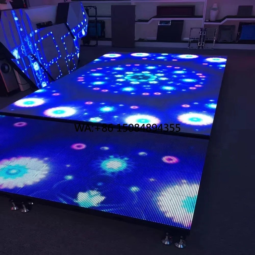 

Interactive LED Dance Floor Screen P3.91 Outdoor Stage 500x1000mm Waterproof Sheet Metal Iron Panel Animation Display SDK