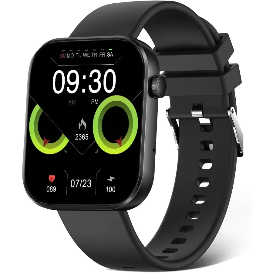 

Смарт-часы ответ на вызов 1,96 Смарт-часы для мужчин и женщин IP68 Водонепроницаемые умные часы для Android iOS с 100+ спортивными режимами Fi