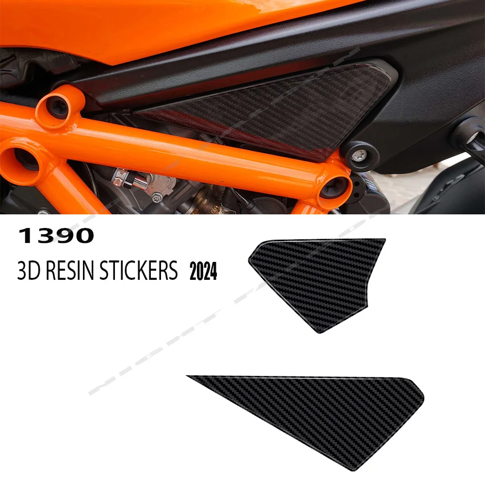 

1390 super duke r 2024 Accessories 3D Epoxy Resin Sticker Frame area Protection Kit For 1390 Super Duke R 2024 Motorcycle