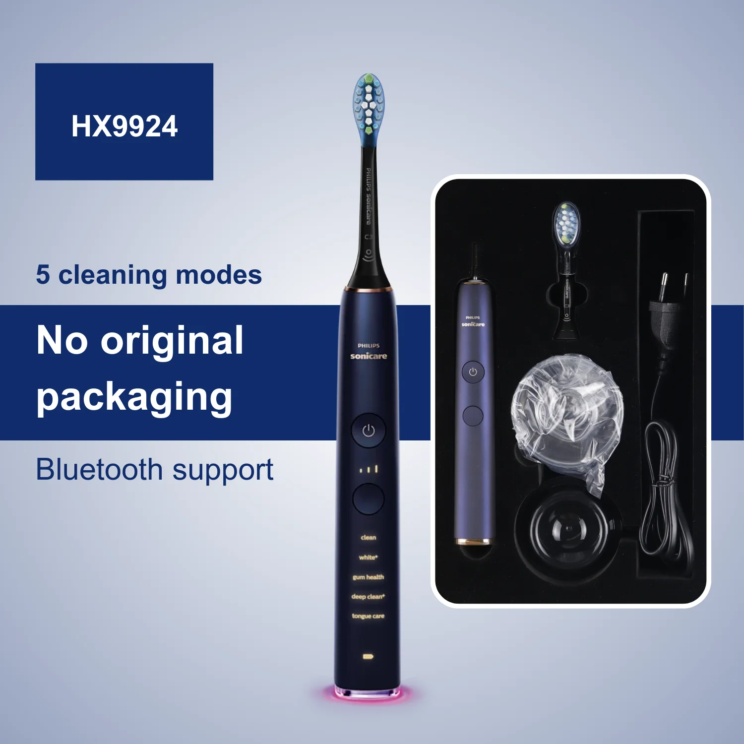 

Philips Electric Toothbrush Sonicare DiamondClean Smart HX9924, No Original Box