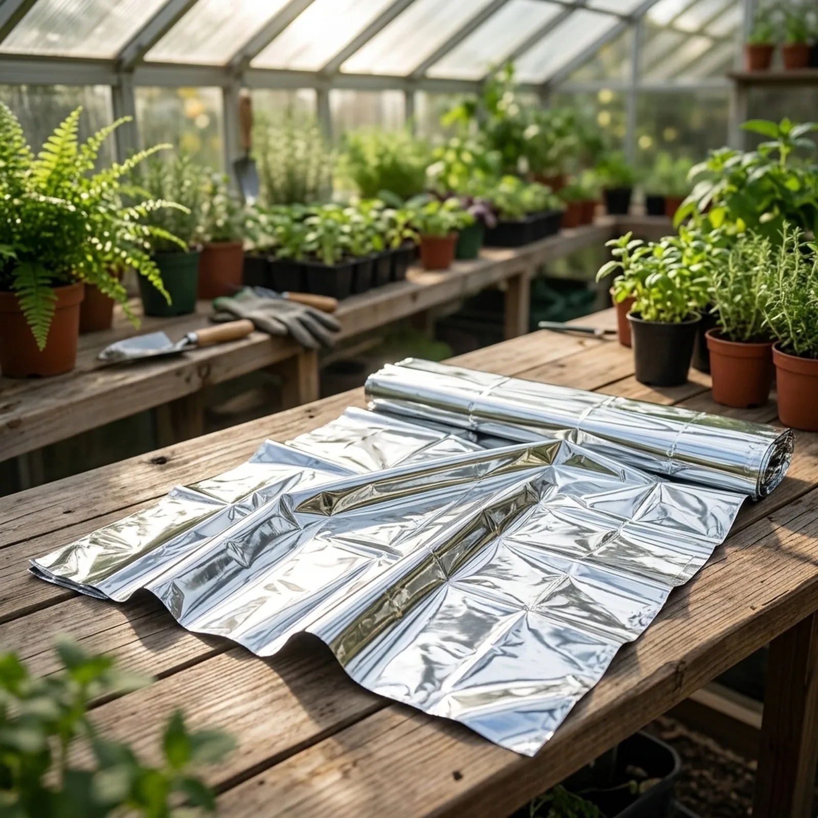 High Reflective Polyester Film Outdoor for versatile Reflective Film Silver Blanket For Plantation Tent Room Garden Greenhouse