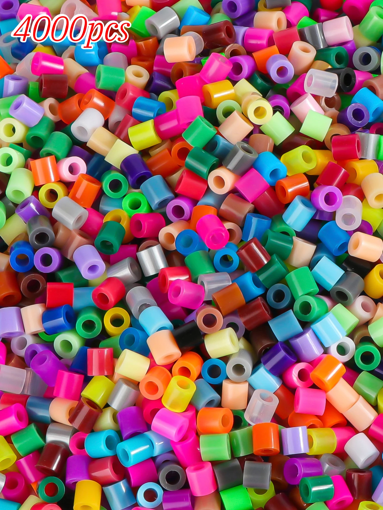 

4000PC Mixed Color 5MM 3D Pixel Mosaic Iron Bead Craft Decoration DIY Mosaic Making High-Quality Fused Beads