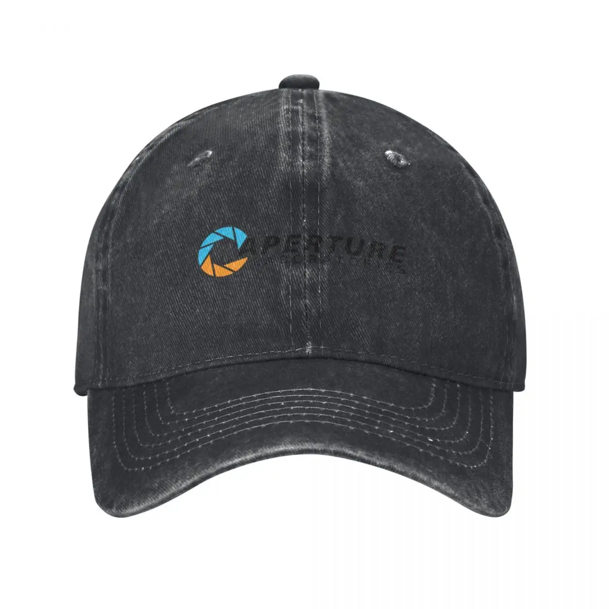 

Portal Aperture Science Logo Colors Blk Baseball Cap Hood birthday Trucker Hat Trucker Cap Golf Men Women's