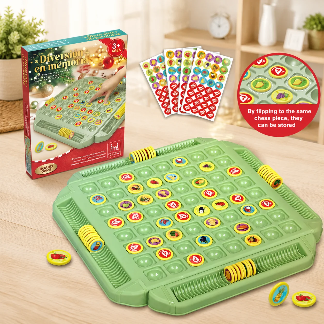 Memory Flipped Fun Fruit Flip  - Board Game Multiplayer recensione e prezzo