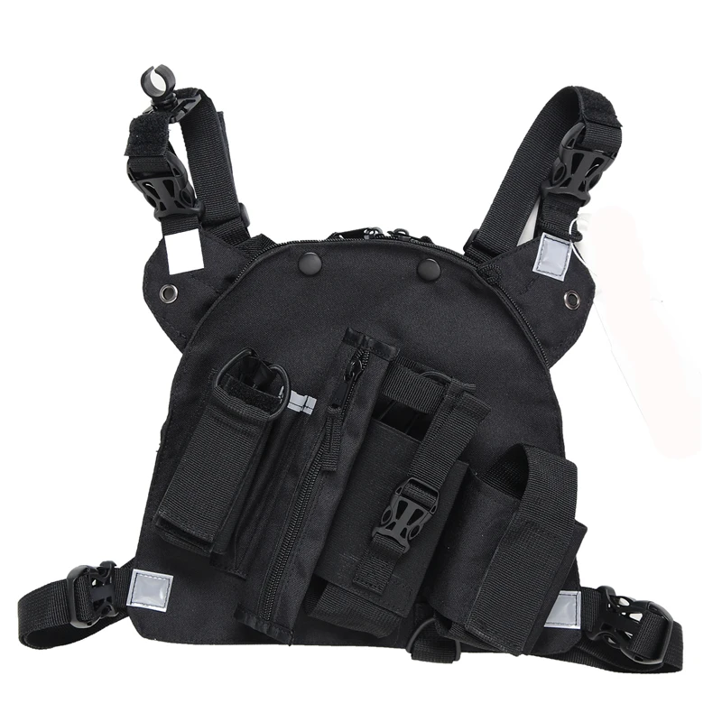 Chest Strap Pouch Holster Pouch Case For Baofeng 5R UV-82 9R UV-XR TYT UV8000D