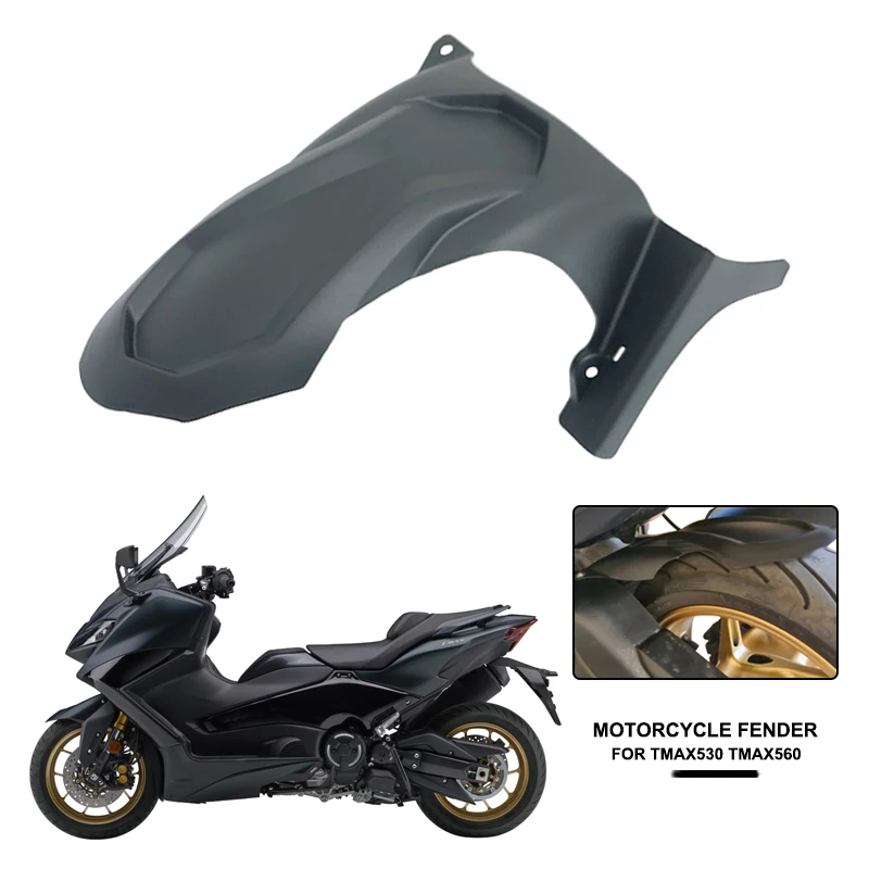 

Rear Mudguard For Yamaha T-MAX560 TMAX530 TMAX 560 530 2017-2023 2022 Motorcycle Mud Fender Tire Wheel Hugger Splash Guard Cover