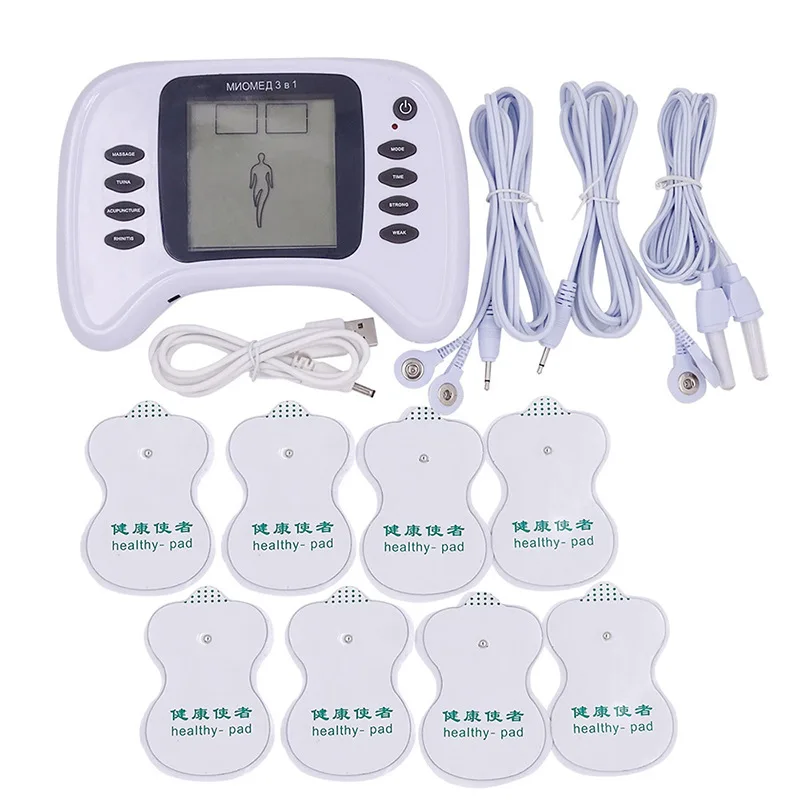 EMS machine Stimulator Full Body Relax Muscle Therapy Neck Massager Back foot shoes Pulse tens Acupuncture rhinitis