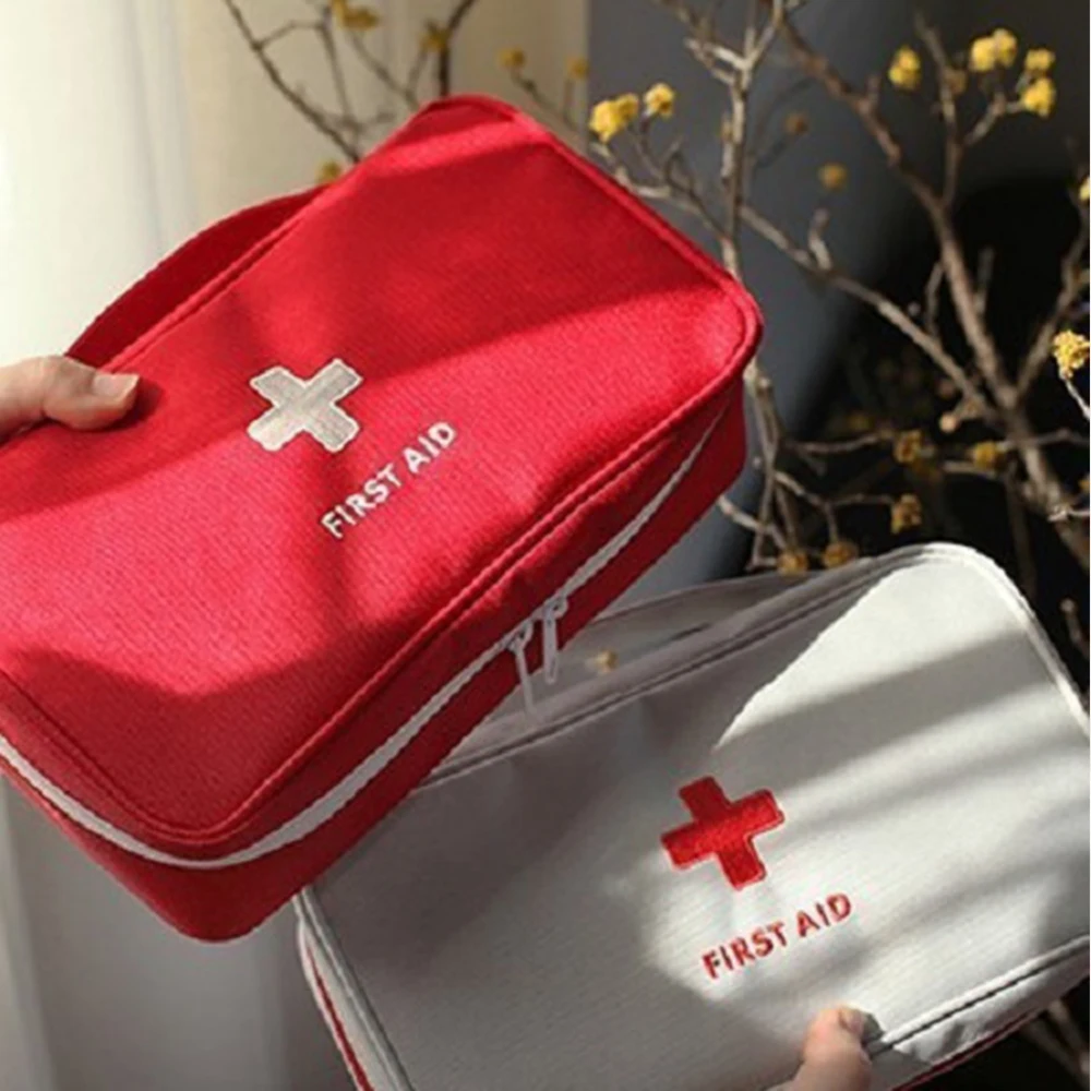 First Aid Kit Emergency Survival Bag Handbag Durable Trauma Bag Compact Rescue Tote Bag Portable Medicine Storage Bag