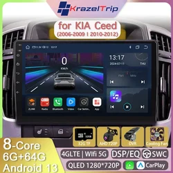 8 Core QLED Carplay Andriod Auto Car Radio Stereo for KIA CEED CEE'D 2006 - 2009 2010 2011 2012 DSP RDS Video Player GPS 4GLTE