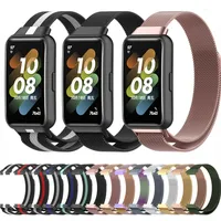 Milan Magnetic Loop Strap For Huawei Band 6 pro 7 8 9 SmartWatch Wristband Bracelet Belt For Honor 6 7 9 Correa Accessories