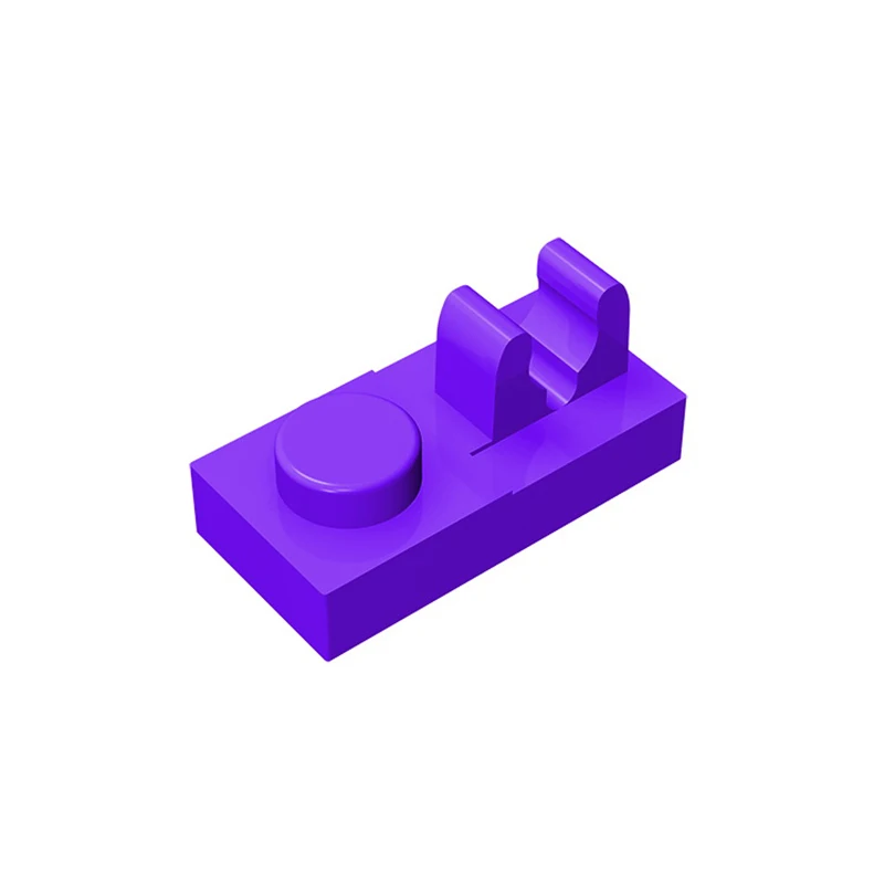 Gobricks 92280 10PCS Plate Special 1x2 Parts with Top Clip Bricks Compatible with Toys Assembles Building Blocks Technical Model