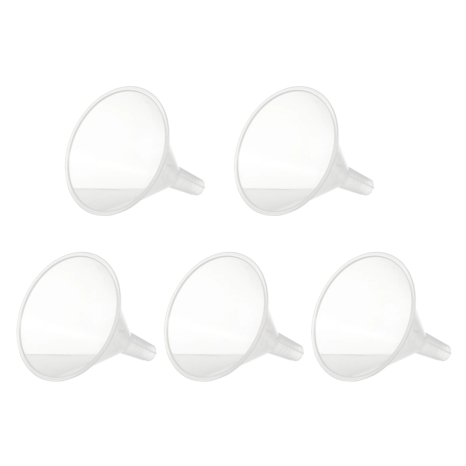 

5pcs Small Plastic Funnel Thickened Durable For Liquid Oil Transfer Scientific Experiments Laboratory Filtering Tool