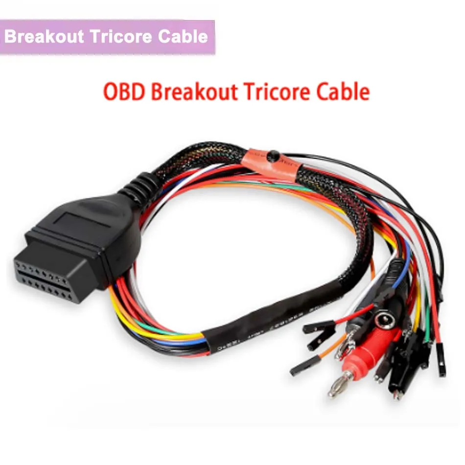 New OBD Breakout Tricore Cable for MPPS SMPS V18 V21 Car ECU Programming Multiple Connectors OBD2 16PIN Adapter Jumper Cable