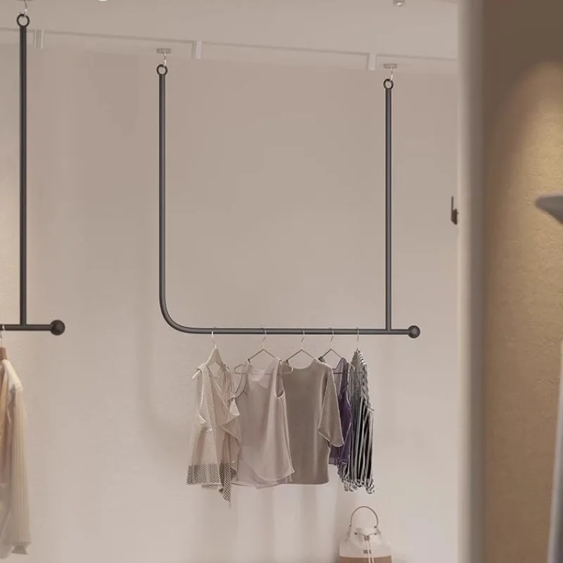 

Выдвижная верхняя подвесная вешалка, утолщенная для сушки домашней дизайнерской одежды