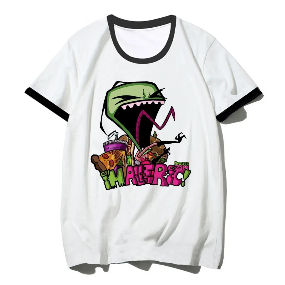Invader Zim shirt women cheap scene  streetwear shirt gyaru japan japanese jojifuku party