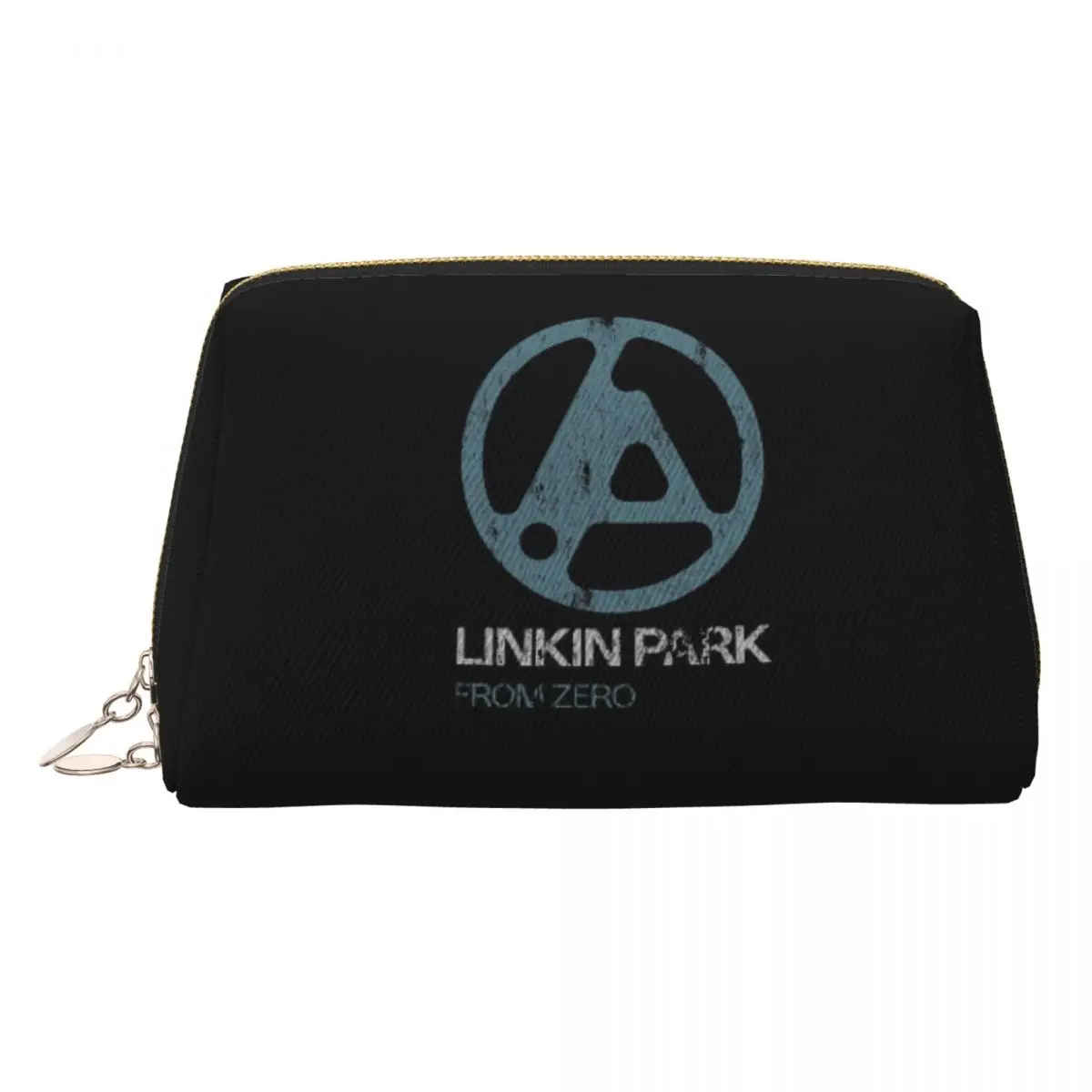 LINKIN PARK Women Cosmetic Bag Travel Makeup Organizer Pouch Toiletry Storage Dopp Kit Case