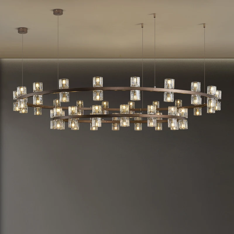 Modern simple light luxury hotel high-end package room living room lamps