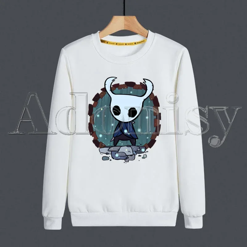 Hollow Knight Fashion Men's Hoodies Spring Autumn Male Casual Hoodies Sweatshirts Men's White Color Hoodies Sweatshirt Tops