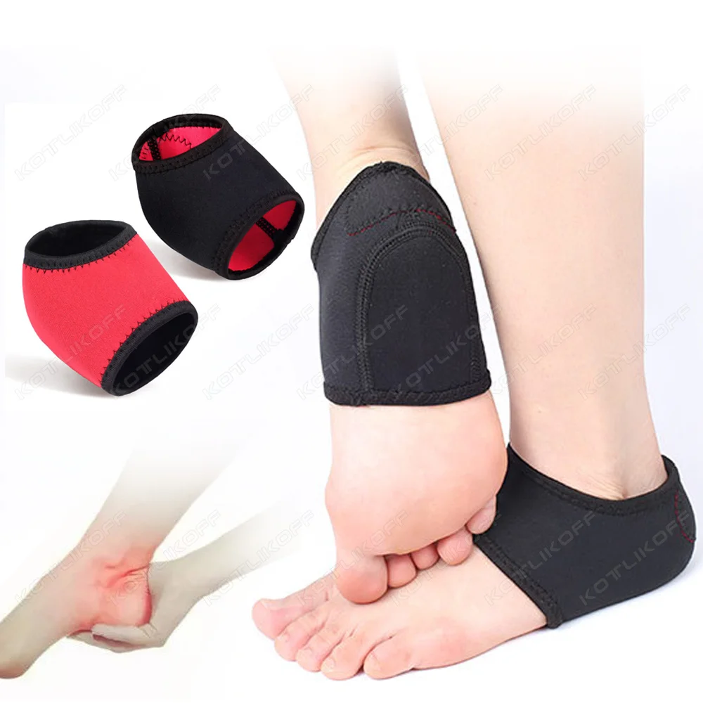 1 Pair Plantar Fasciitis Heel Socks Skin Cushion Half-Yard Socks for Foot Care And Cracking Prevention Feet Pain Relief Heel Pad