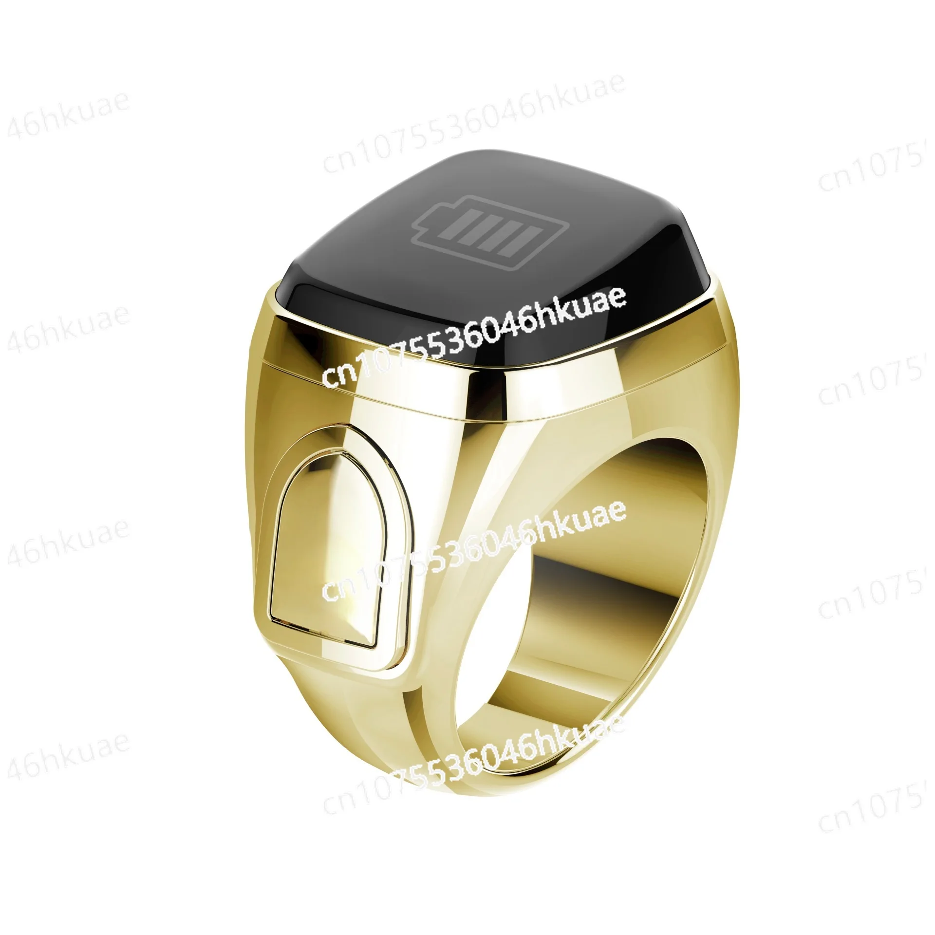 Lightweight Counting Finger Ring Rechargeable Metal Ring Digital Screen Design