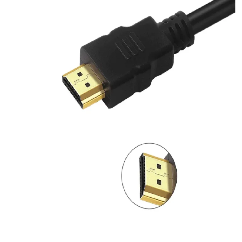 สาย HDMI ตัวผู้เป็นตัวผู้รุ่น1.4 1080P เครื่องฉายทีวีจอมอนิเตอร์คอมพิวเตอร์สาย HDMI มาตรฐาน