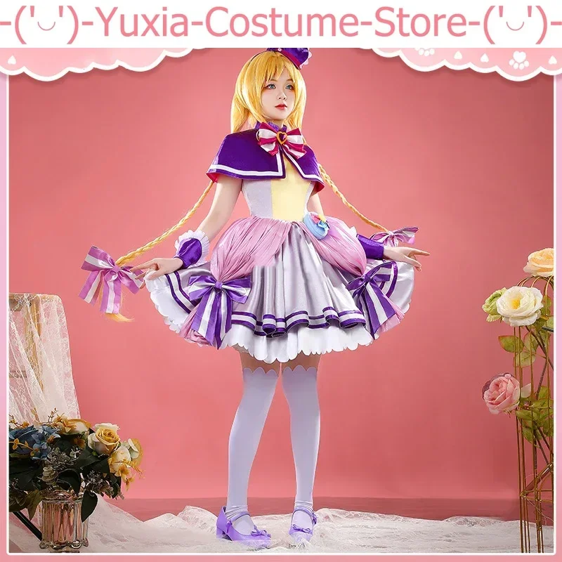 Anime Wonderful Precure! Cure Friendy Sweet Lovely Dress Uniform Cosplay Costume Halloween Party Role Play Outfit