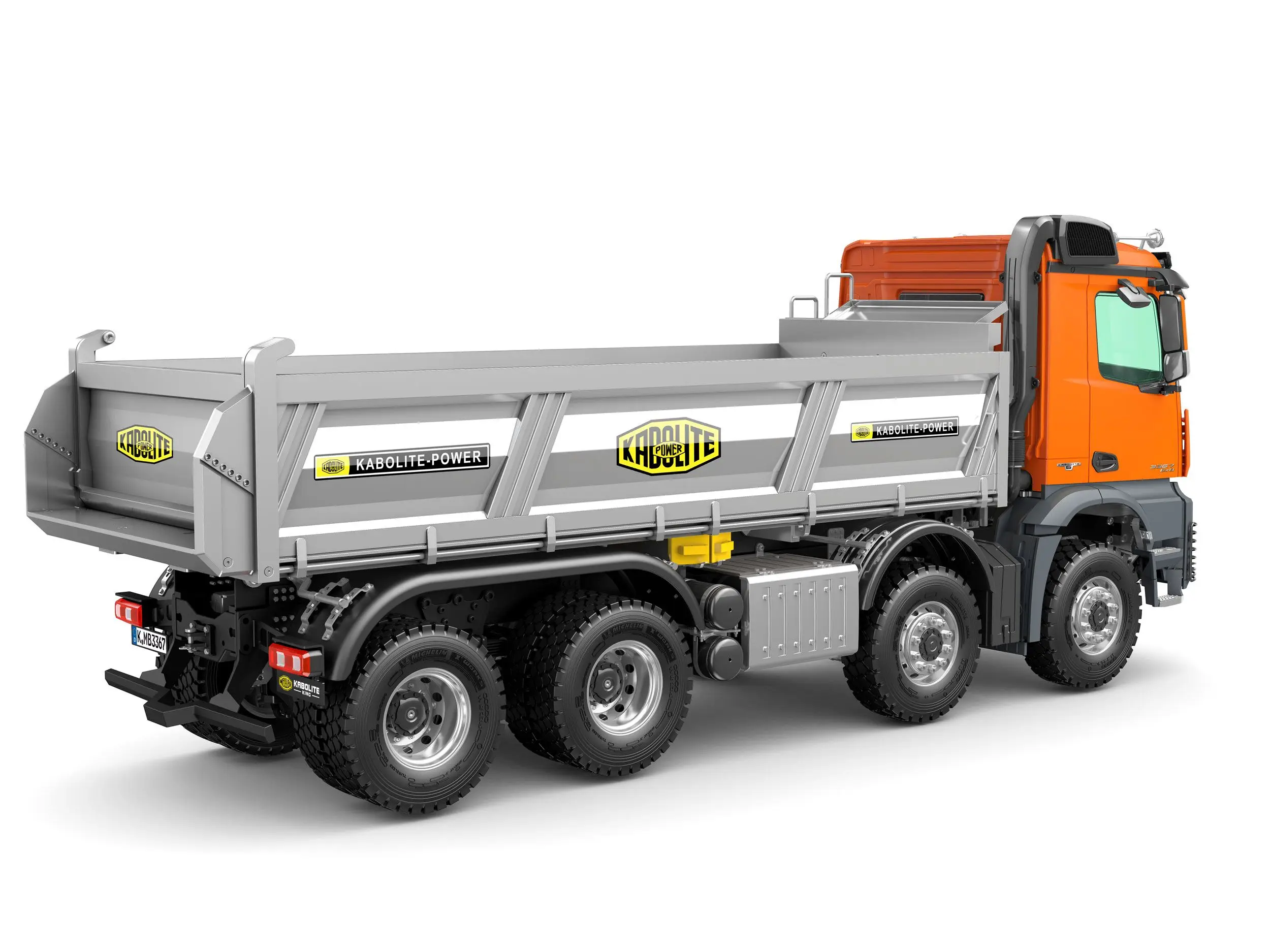 8*8 Kabolite K3367 RC Dumper idraulico 1/14 RTR telecomando ribaltabile sistema di luce sonora giocattolo modello regali
