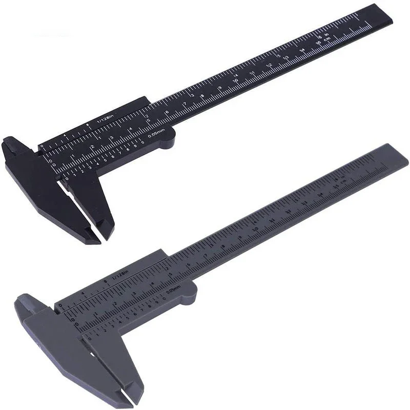 150MM Draagbare Wenkbrauw Heerser Meten Schuifmaat Herbruikbare Tattoo Permanente Make-Up Wenkbrauw Meetinstrument Plastic Schuifmaat