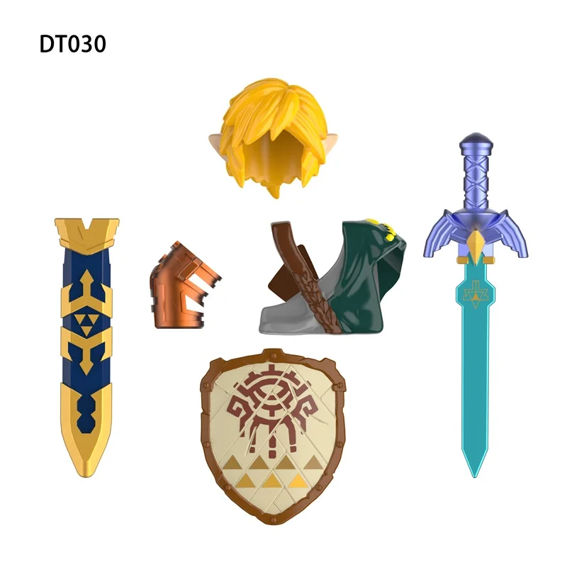 DT8906 Hot Game Characters Mini Assembled Building Blocks Action Figures Brick Plastic Kid's Educational Toy