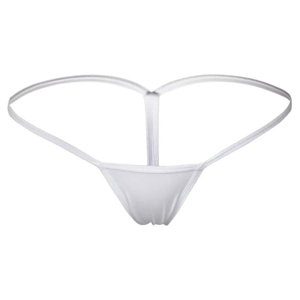 Breathable Seamless Women Thongs Low Waist Underwear T-back Briefs Thin Belt Summer T Panties Ladies