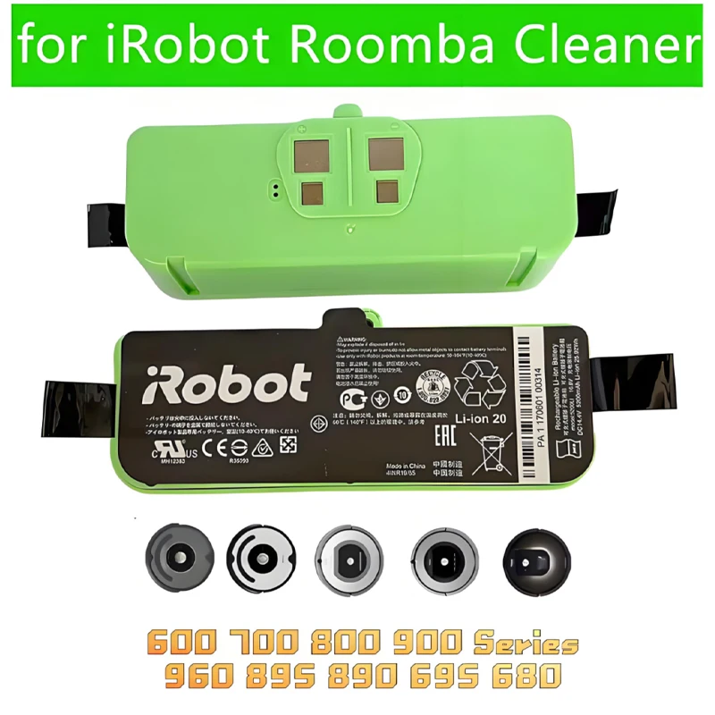 

Original For iRobot Roomba 14.4V 12800mAh Battery Roomba 500 600 700 800 Series Vacuum Cleaner iRobot roomba 620 770 780 Part