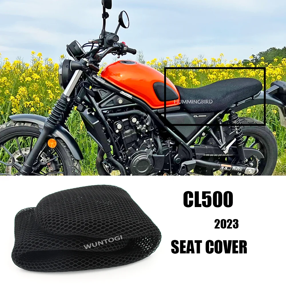 

for Honda CL 500 CL500 Scrambler Seat Cover 3D Breathable Protection Cushion Nylon SCL500 Accessories Motorcycle 2023