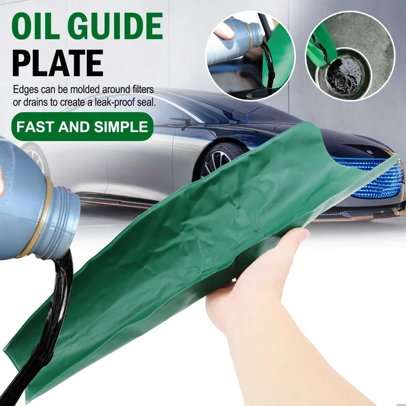 Flexibles Entleerungswerkzeug, faltbarer Auto-Trichter, Öleinfüllplatte, Motorrad- und Auto-Motoröl-Einfüllwerkzeuge, Zubehör – Detail 1