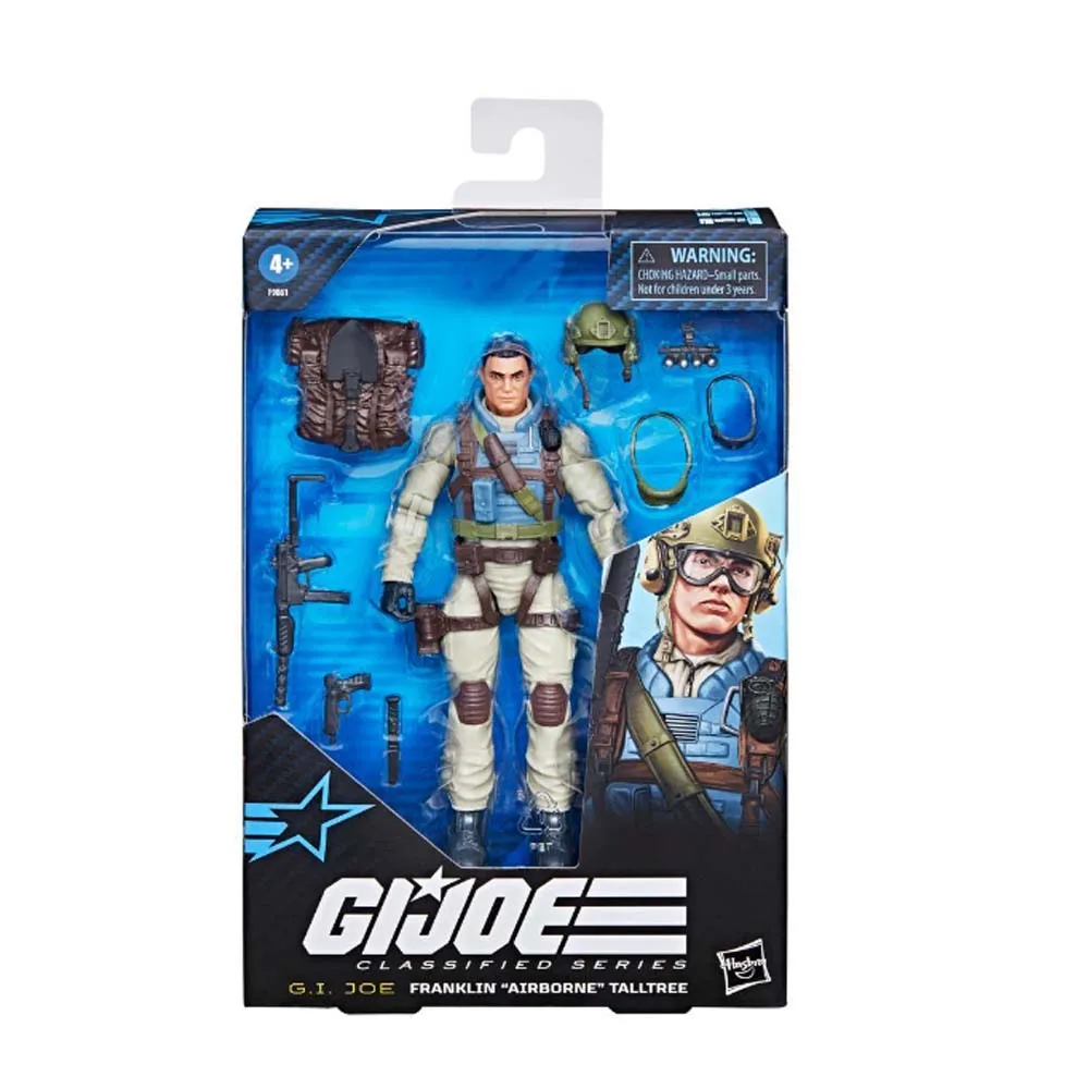 Original Hasbro G.i. Joe Classified Series 115 Franklin Airborne Talltree Action Figure Model Toy Hobby Gift