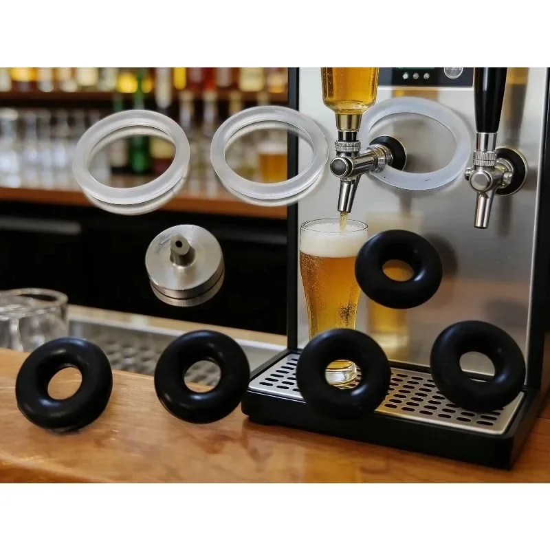 1Set Piercing Pin & Silicone Gasket Set for Bier Maxx Beer Dispenser