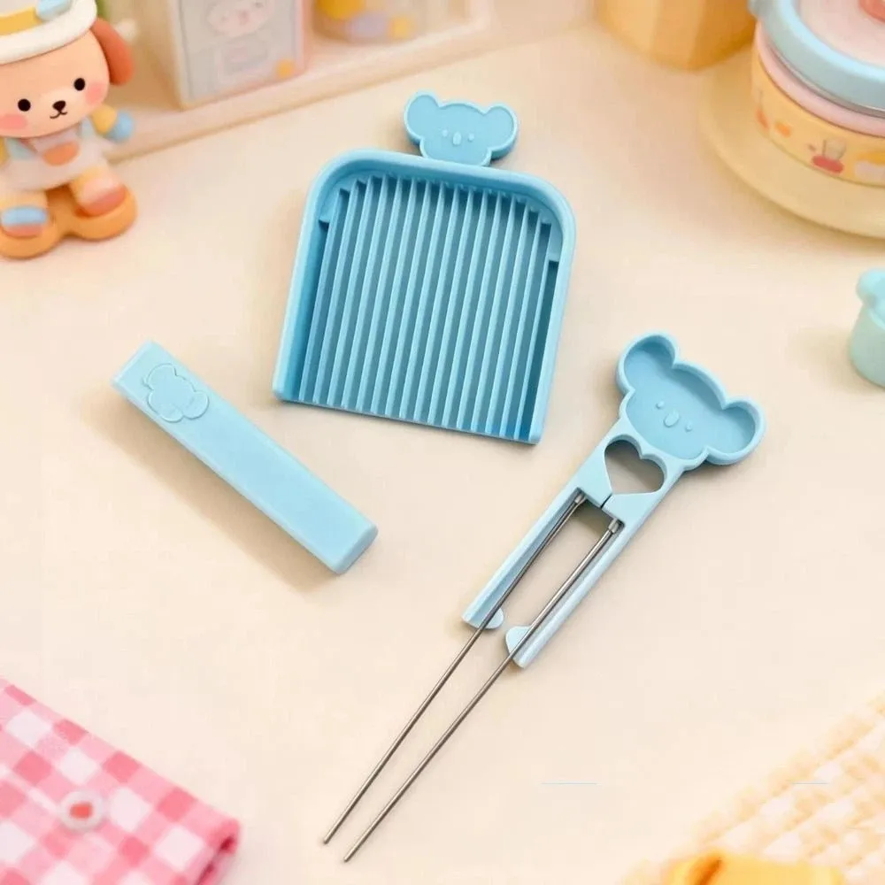 2.6mm Fuse Bead Needle Tweezer Tray Kits Creative DIY Fuse Beads Picking Tray Kit Single Needle Bead Storage