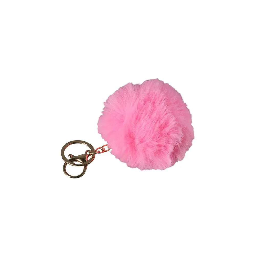 

Bag Pendant Accessories Fluffy Pompom Handbag Charms Car Keyring Car Keyring Key Holder Pom Fluffy Key Chains Fur Ball Keychain