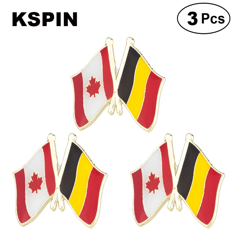 Canadá e Brasil Frendship Lapela Pin Broches Pins Bandeira crachá Broche Emblemas