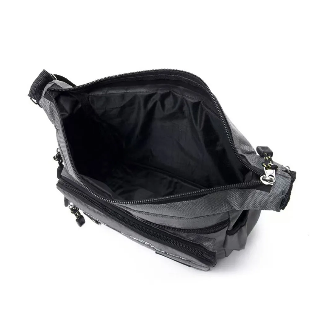 Mehrschichtige Umhängetasche für Herren, wasserdichte Schultertasche mit großem Fassungsvermögen und mehreren Taschen für den täglichen Pendelverkehr und Geschäftsaktivitäten – Detail 6