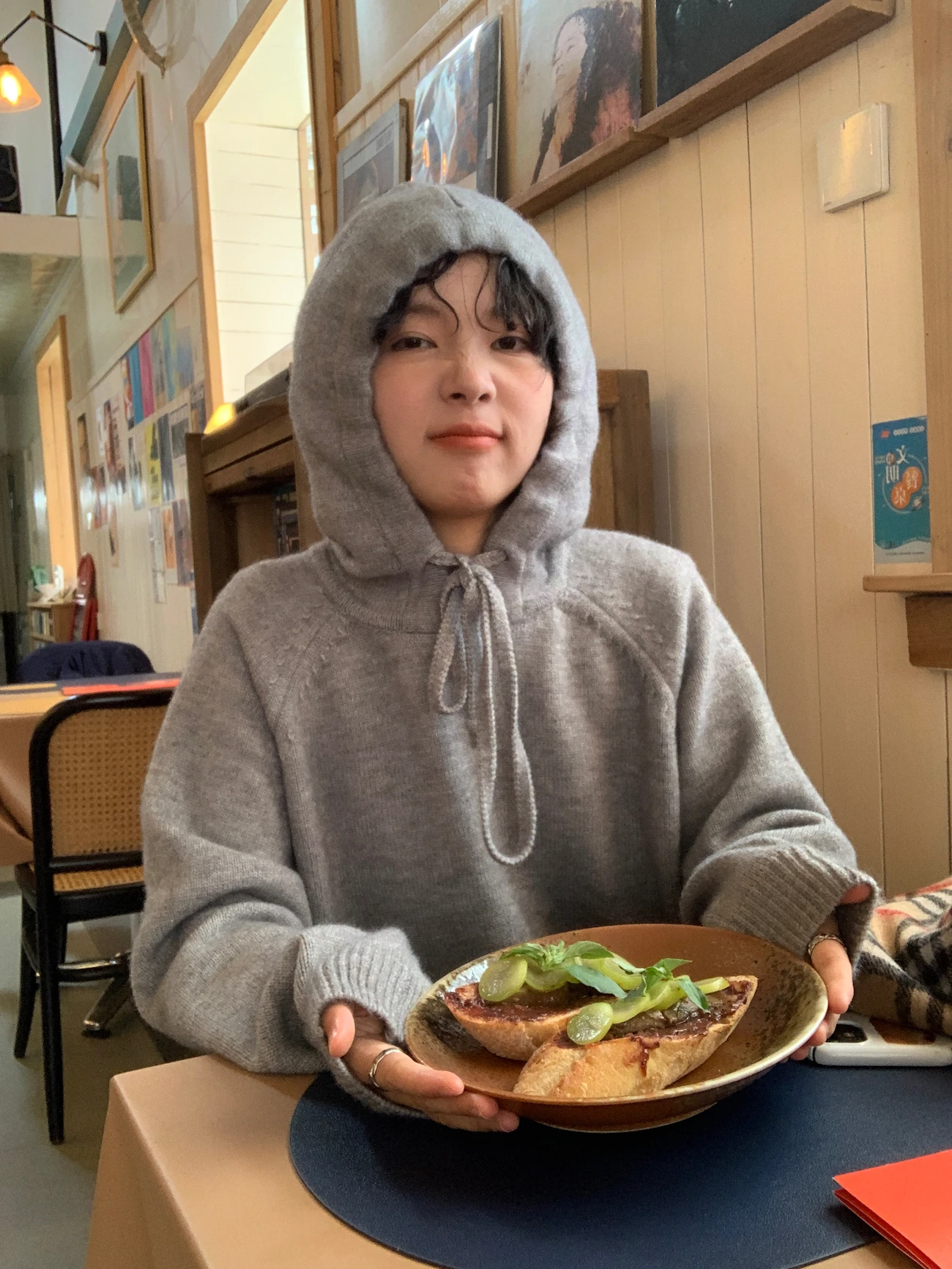 

Ay Женский вязаный свитер оверсайз с капюшоном Long Sve round Ne Commute Sle Winter Top Vintage Korean Faion