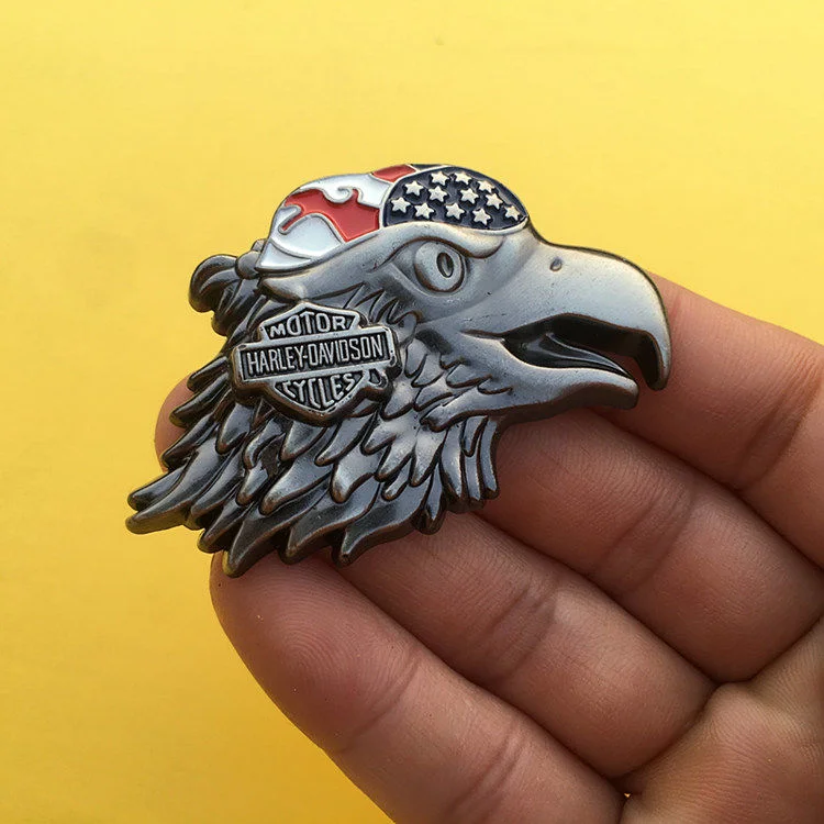Personalized Motorcycle Sticker Metal Car Retro 3D Fuel Tank Decorate For Harley Davidson Electra Glide Ultra Classic PA1250 114 view 5