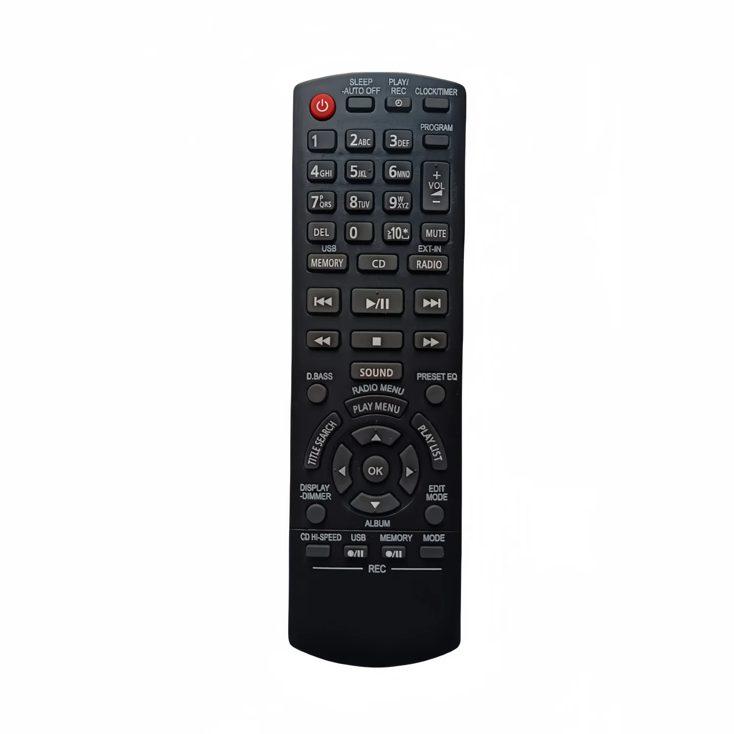 N2QAYB000637 Replace Remote for PANASONIC Audio System SA-AKX32PH-K SA-AKX32PN-K SA-AKX32PR-K SA-AKX34PH-K SA-AKX34PN-K SA-AKX52