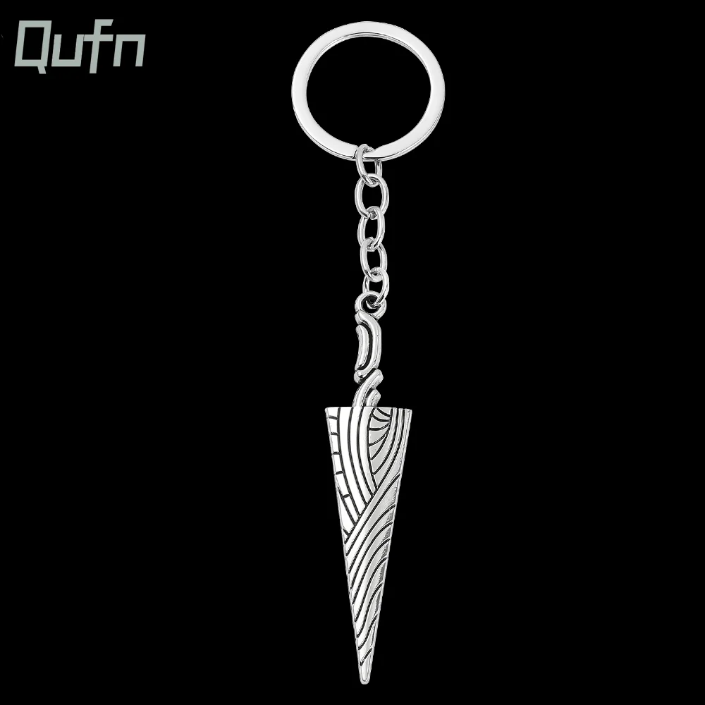 Game Hollow Knight Metal Keychain Keyring Spike Shape Cosplay Costumes Pendant Interesting Key Ring Key Chain Accessories Gift