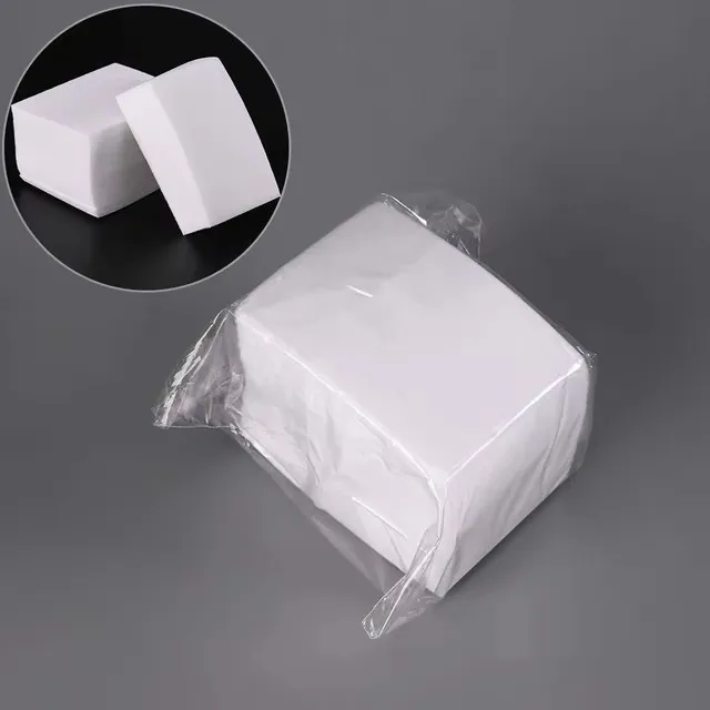 600 stks/zak Nageldoekje Wattenschijfjes Gel Nagellak Acryl Remover Pluizende Katoenen Nageldoekjes