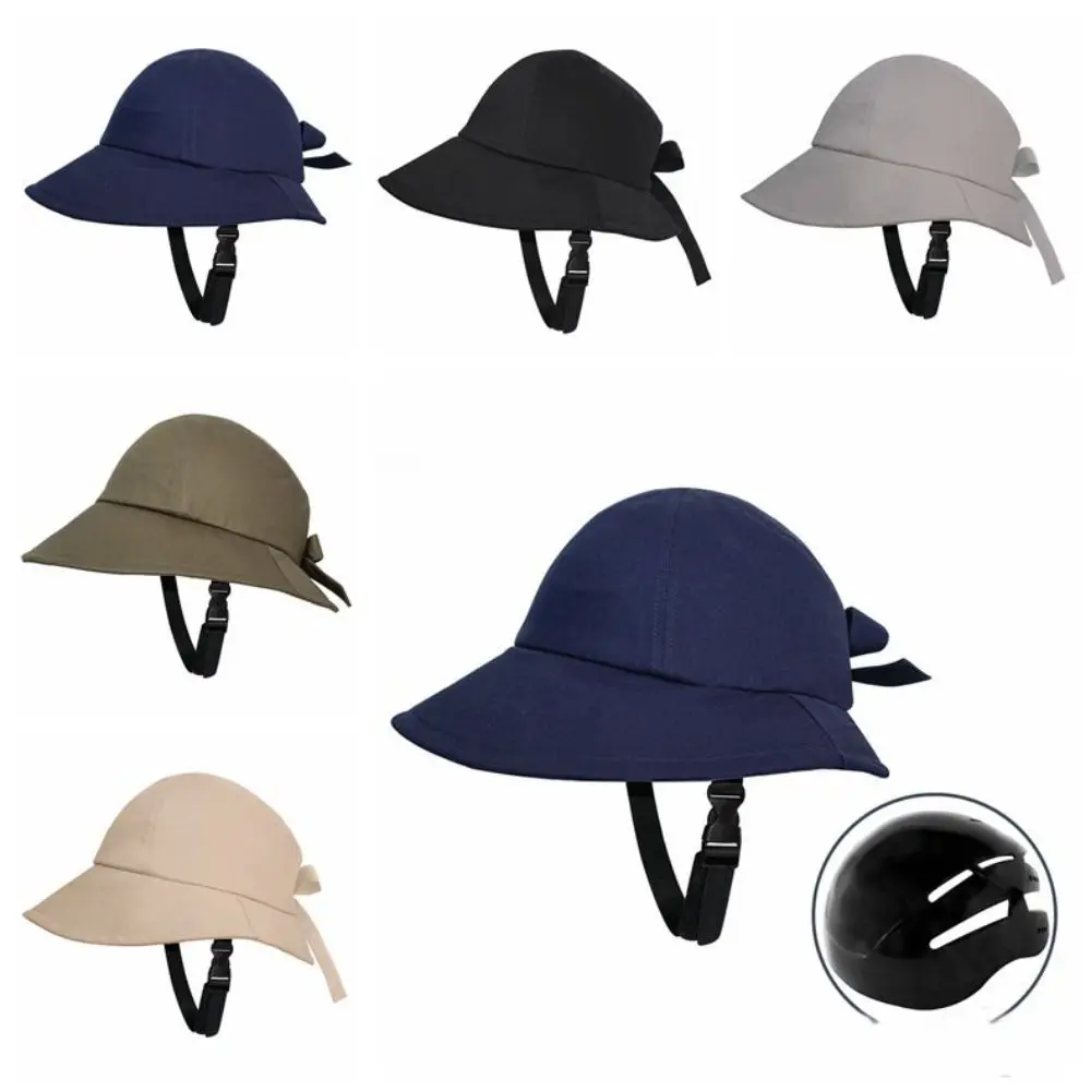 Wide-Brim Fisherman Hat EN812 Helmet Impact-Resistant UV-Protective Headgear for Outdoor Sun Shade Protection Helmet Motorcycle