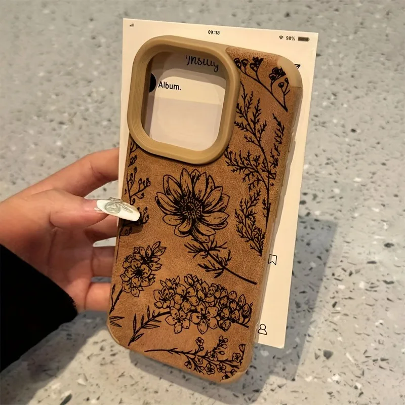 Line Flower High Value Fashion Phone Case For iPhone 16 Pro Cases iPhone 15 14 13 12 11 Pro Max XS X XR 16 15 Plus Bumper Cover